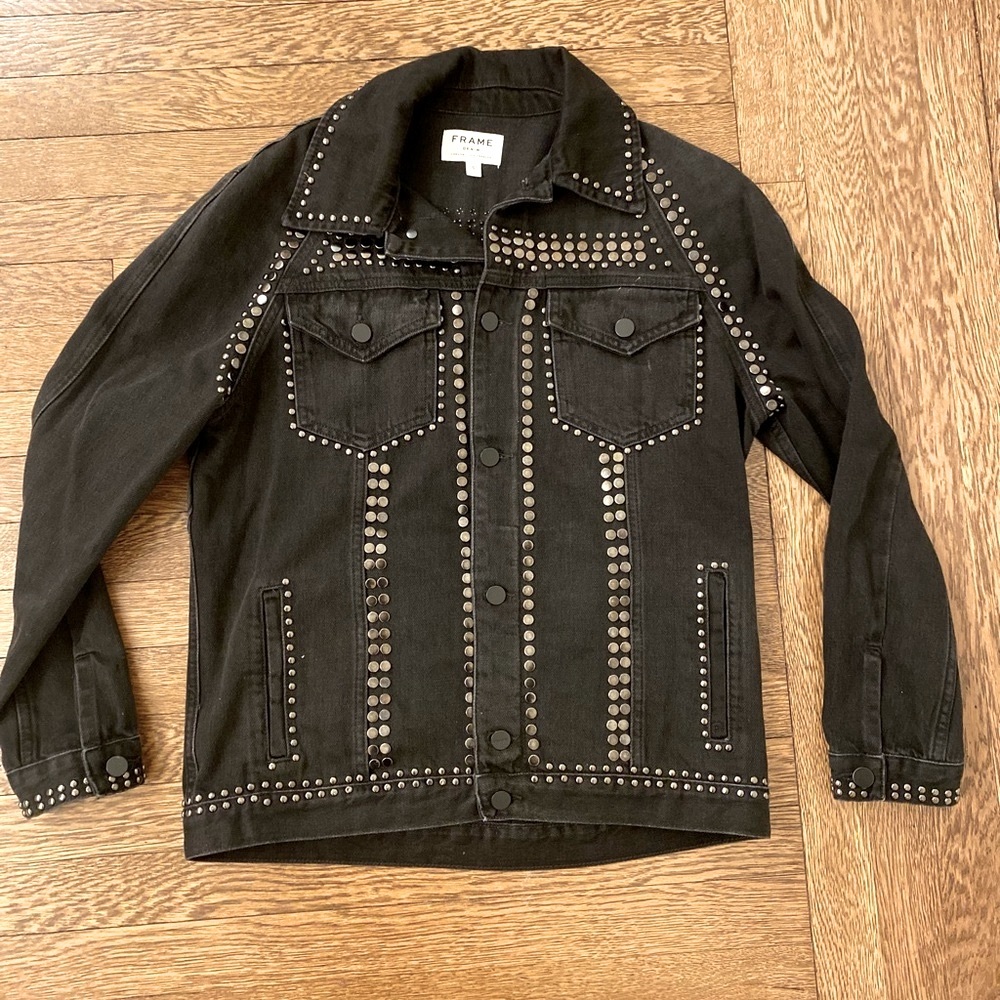 Frame Black Denim Jacket